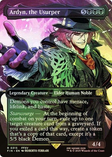 Producto - Ardyn, the Usurper Borderless Variant Foil  Final Fantasy
