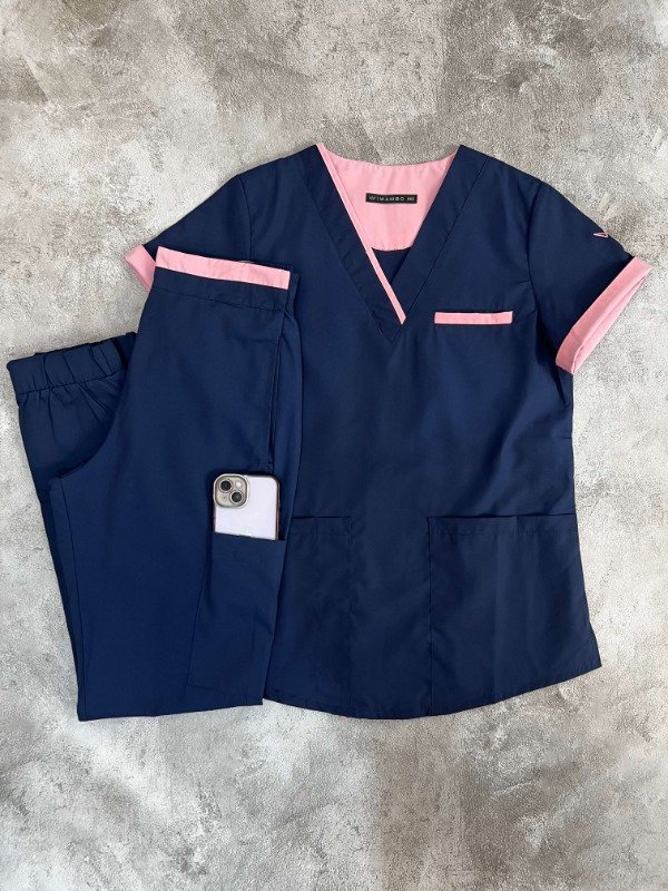 Producto - CORAL (Azul detalle Rosa)