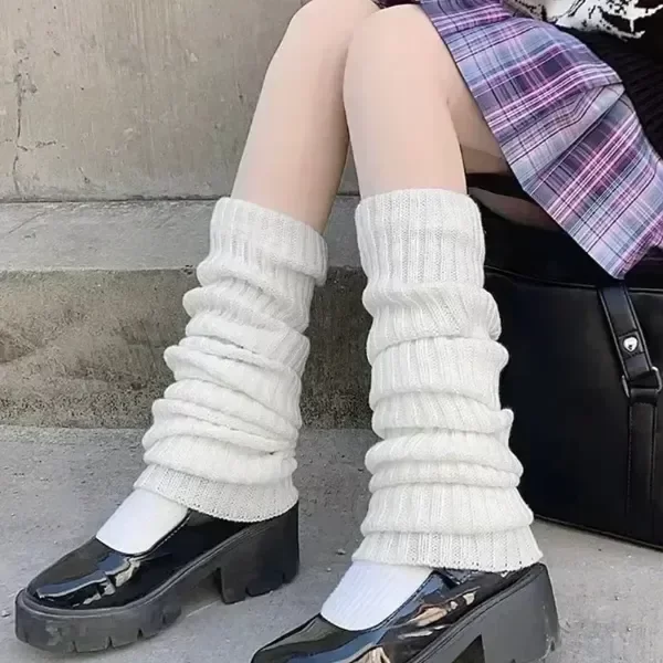 Producto - Polainas de lana Blancas