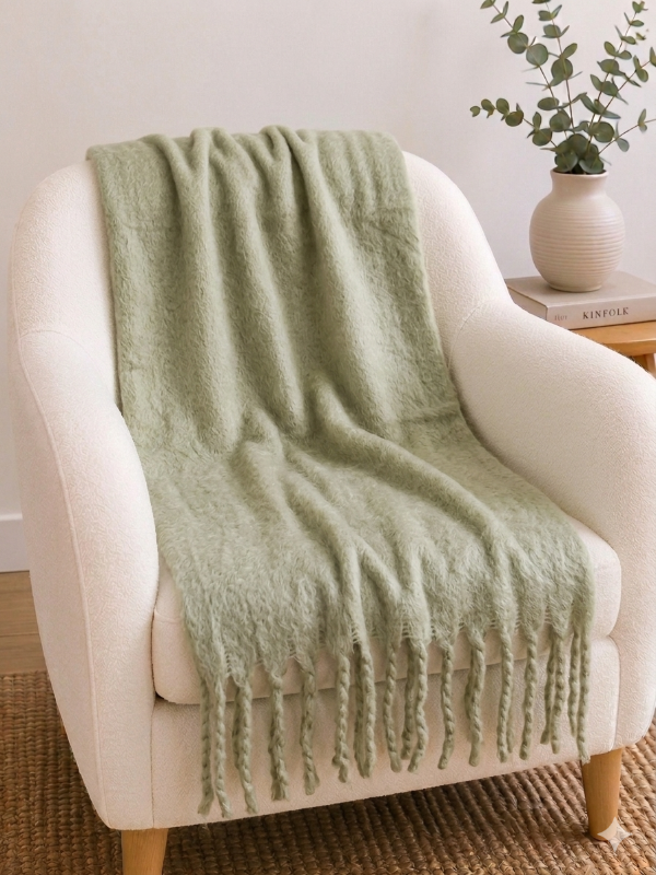 Producto - BUFANDON VERDE PASTEL LEER DESCRIPCIÓN