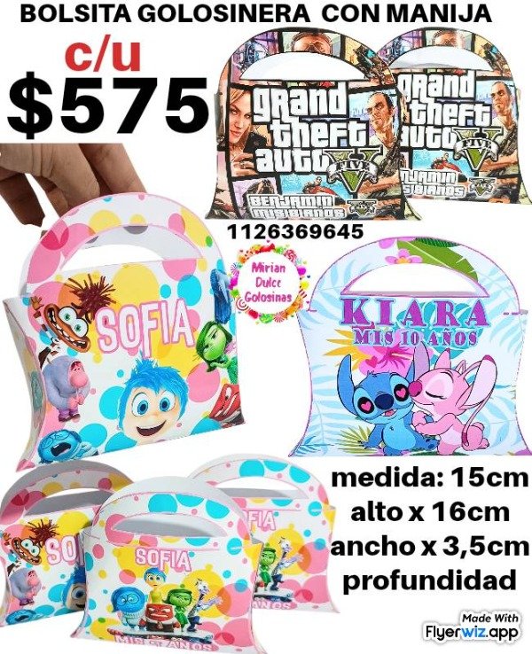 Producto - Bolsita personalizada con manija