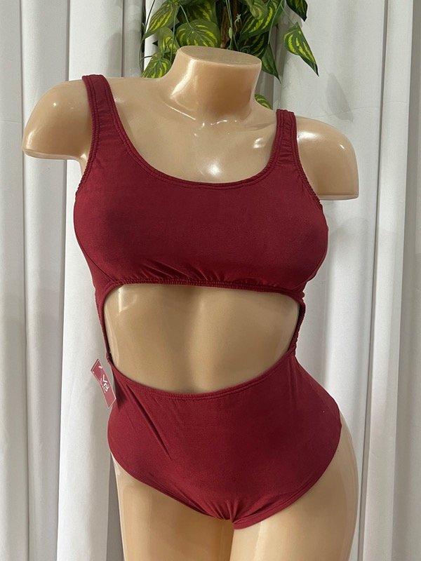 Producto - Enteriza juli gamuzado bordo