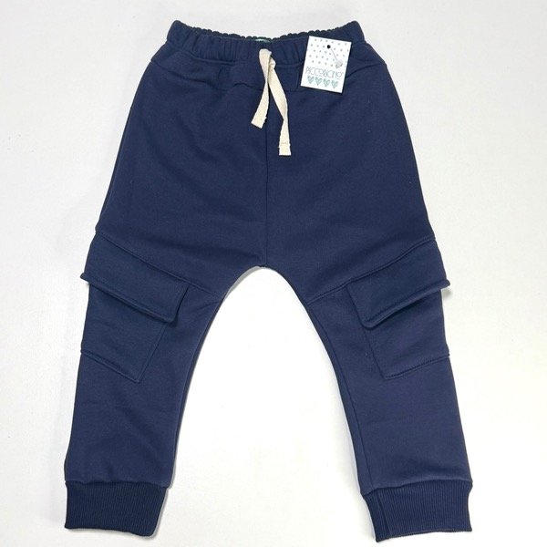 Producto - Cargo bolsillo diagonal frisa azul