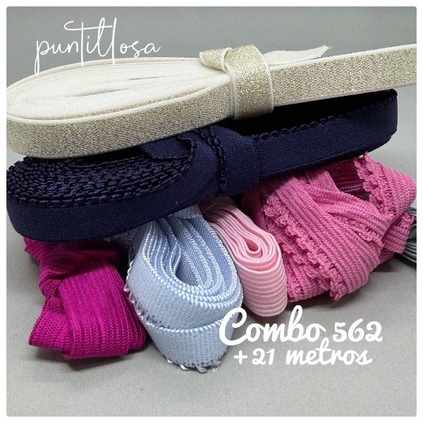 Producto - Combo 562- Elástico Surtido +21 metros