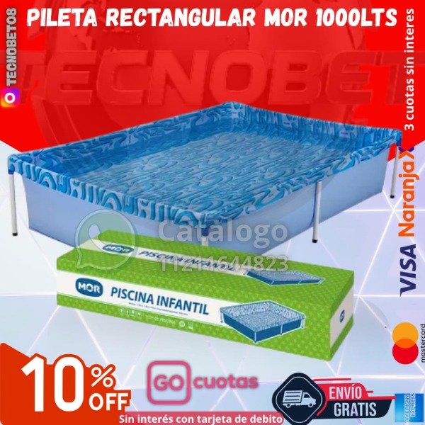 Producto - PILETA RECTANGULAR MOR 1000 LTS