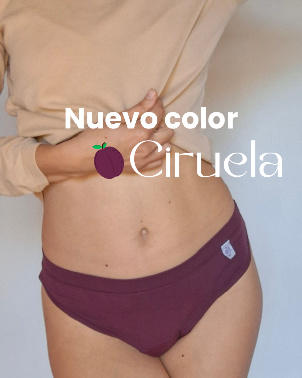 Producto - Bombacha menstrual/Vedetina/ ciruela