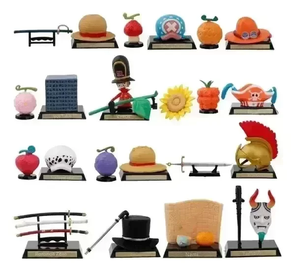 Producto - Gashapones Frutas Del Diablo X13 unidades - One Piece (3 cm a 5cm)