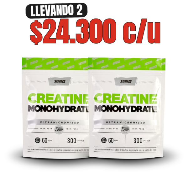 Producto - COMBO STAR NUTRITION - x2 CREATINA 300 GRS. DOYPACK