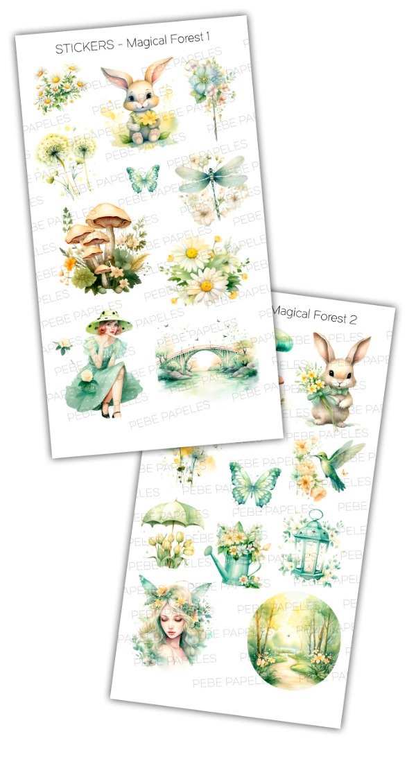 Producto - Stickers Magical Forest - 2 Modelos