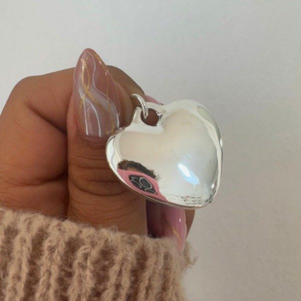 Producto - DIJE INFLADO CORAZON LISO 30MM