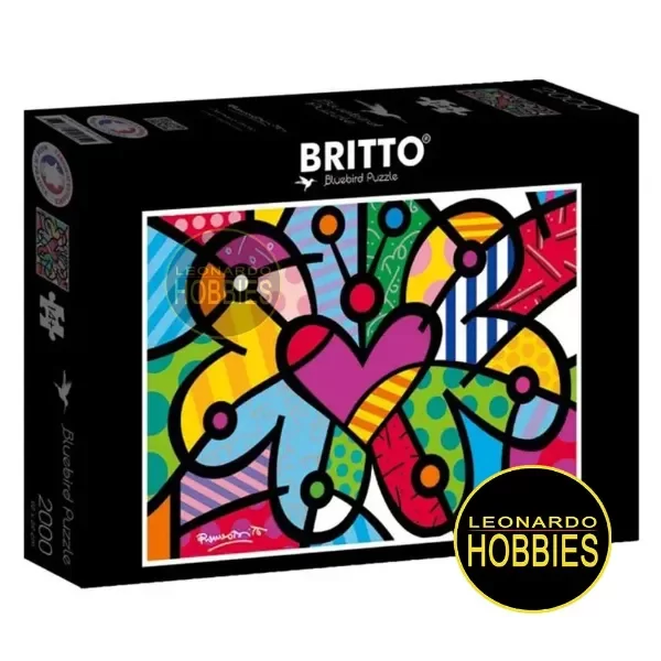 Producto - Corazón de Mariposa por Romero Britto 2000 Piezas Bluebird 90025