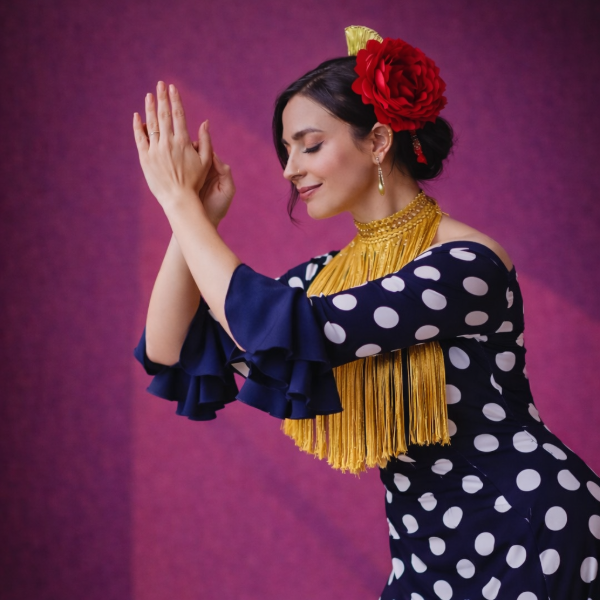 Producto - Collar De Flecos De Seda Recto Dorado