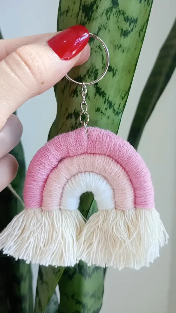 Producto - Llavero Arcoiris Rosa