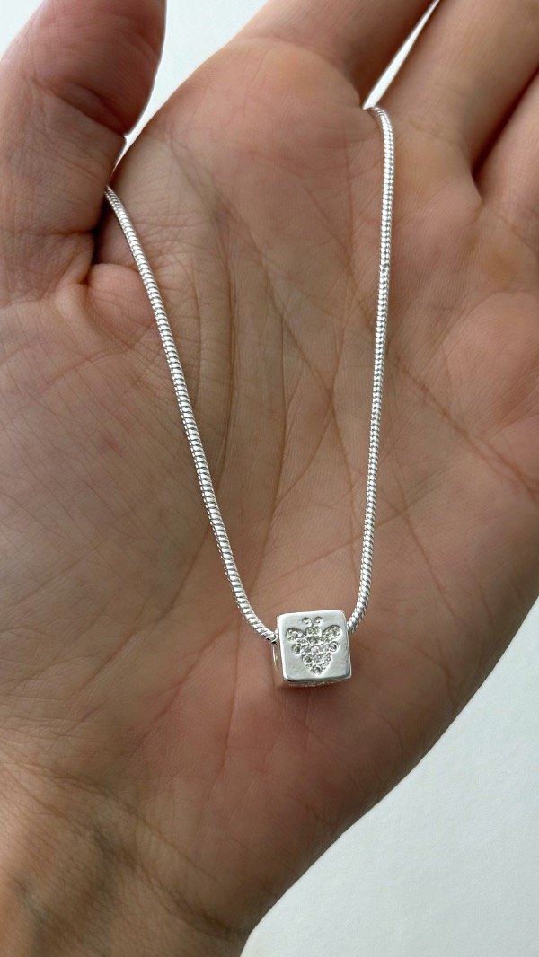 Producto - Conjunto cola rata cubo 38cm ACERO BLANCO