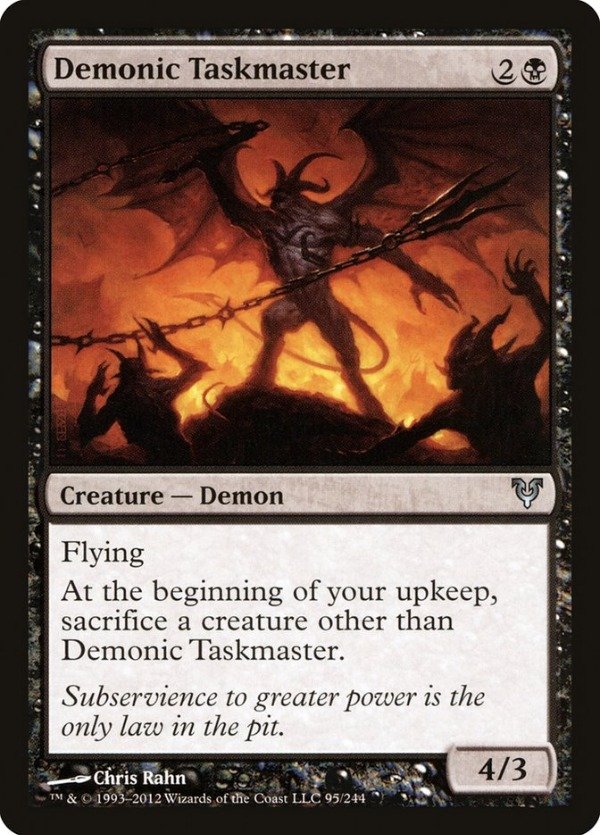 Producto - Demonic Taskmaster  Avacyn Restored