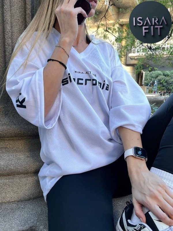 Producto - Remera Oversize Sincronia Blanca - 0