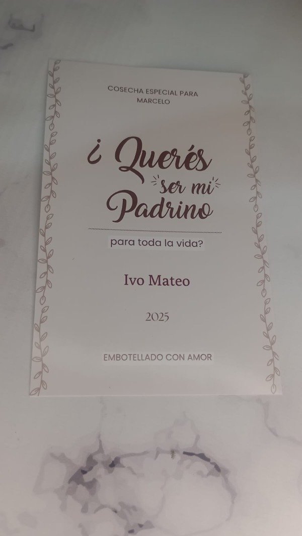 Producto - Etiquetas para vino