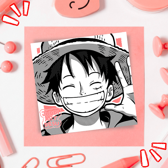 Producto - Sticker Icon Monky D. Luffy // One Piece