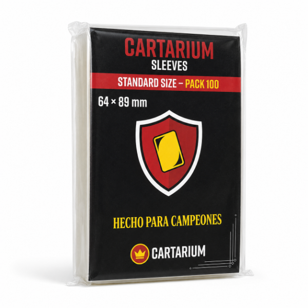 Producto - Cartarium Sleeves 64x89 Standard 100 Folios Individual  TCG Transparente MTG - 3