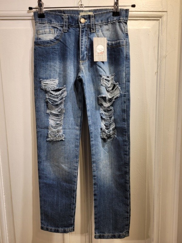 Producto - Jean VAN DIKE roturas Nuevo Con etiqueta Talle 6 años - PRECIO: 20X