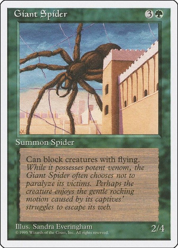 Producto - Giant Spider  Fourth Edition