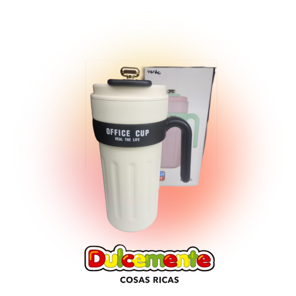 Producto - VASO TÉRMICO COLOR BLANCO Y NEGRO
