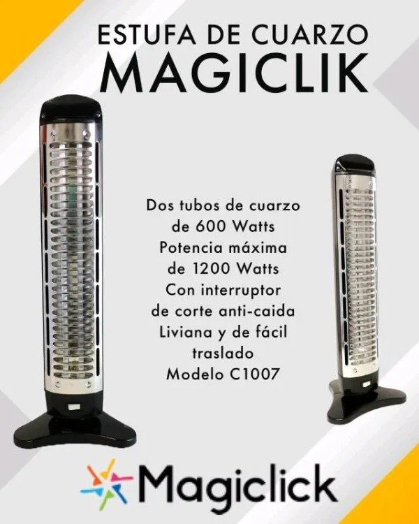 Producto - ESTUFA DE CUARZO MAGICLICK