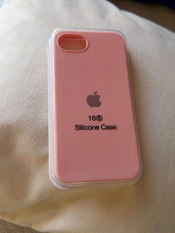 Producto - Silicone case iPhone 16 E rosa