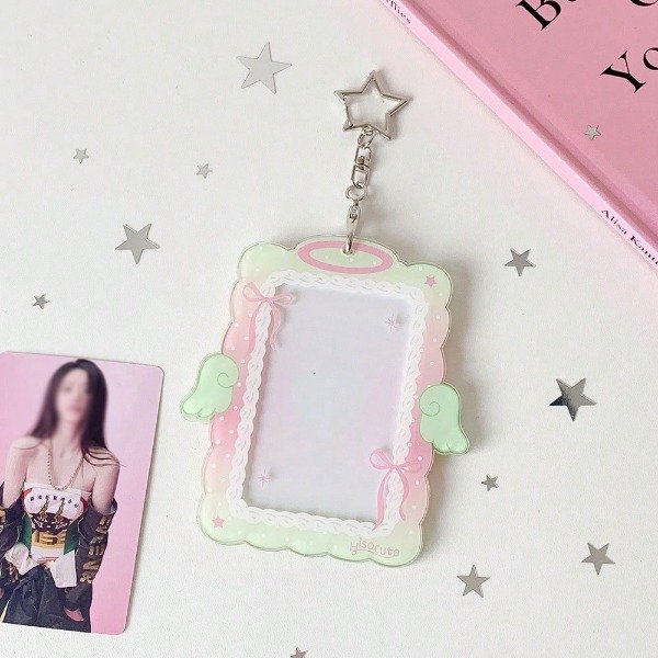 Producto - Holder de acrilico rosa y verde