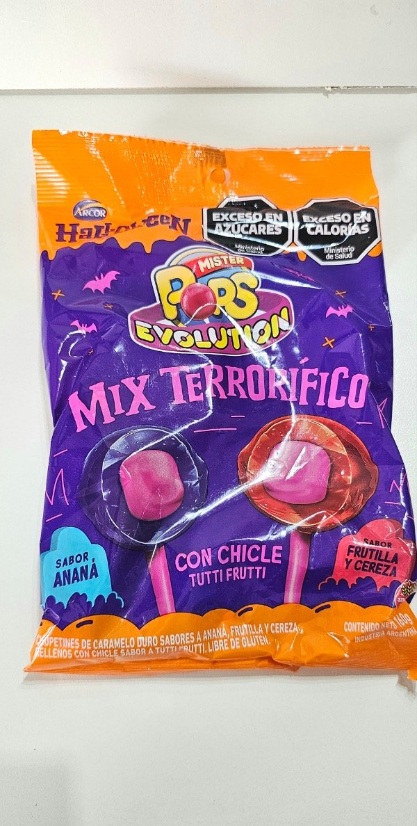 Producto - CHUPETIN POPS EVOLUTION MIX TERRORÍFICO X160grs - 0