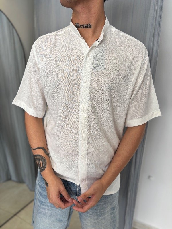 Producto - Camisa Lino Crema
