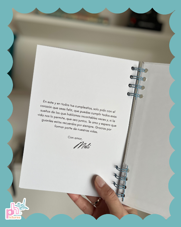 Producto - album feliz cumpleaños - cartas de todos los que te queremos - 7