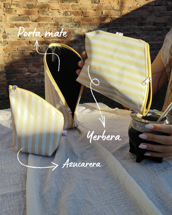 Producto - Set 3 piezas - amarillo pastel
