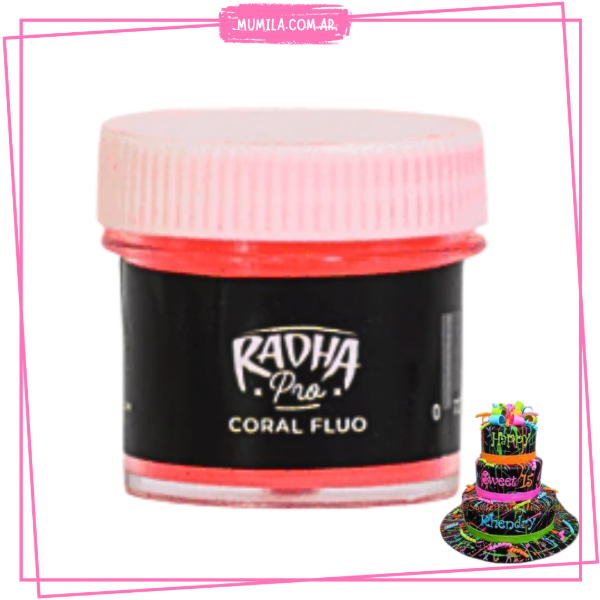 Producto - Colorante Fluo Radha Coral