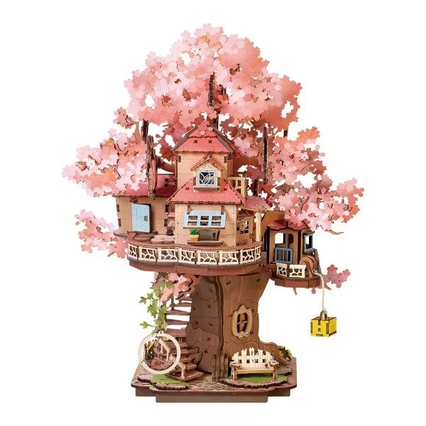 Producto - Robotime Rolife Casa del Árbol Sakura (Sakura Tree House) TGS04 - 0