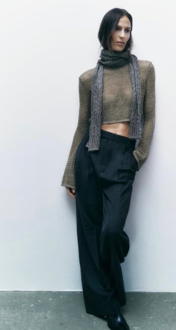 Producto - Top calado manga larga Zara - 6