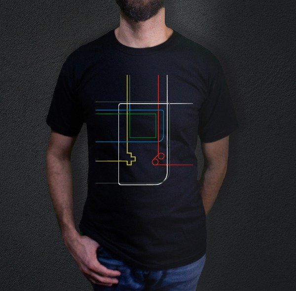 Remera Gameboy neón