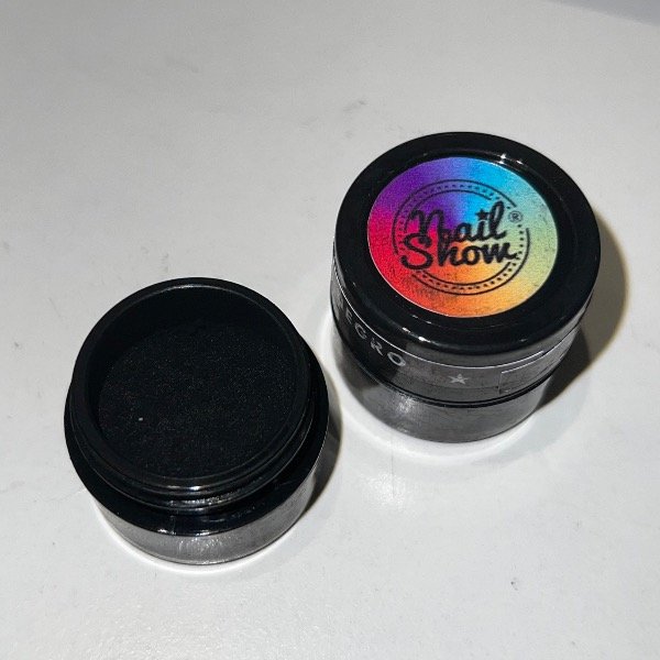 Producto - Pigmento aura negro matte Nail Show