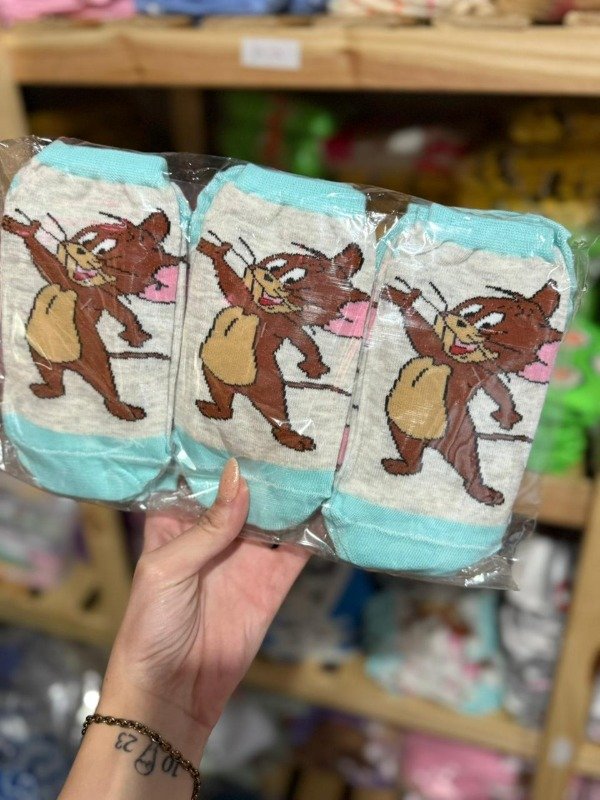 Producto - Docena Cerrada Soquetes Animados Jerry Kids