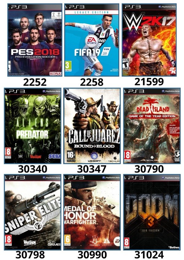 Producto - CATALOGO JUEGOS PS3 DIGITALES 10