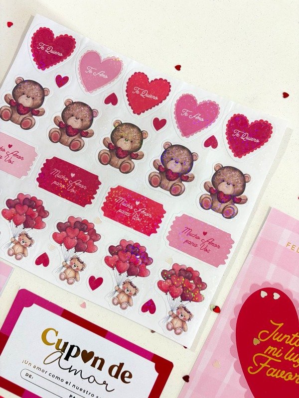 Producto - Sticker Glitter Amor