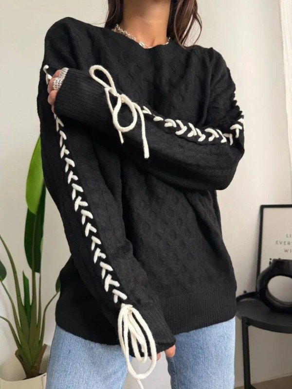 Producto - SWEATER TIRAS MANGAS
