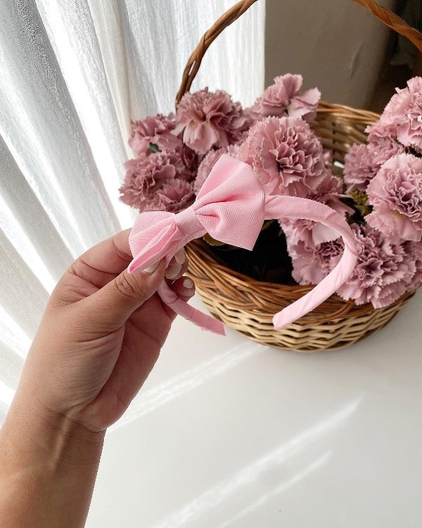 Producto - Vincha Moño Rosa
