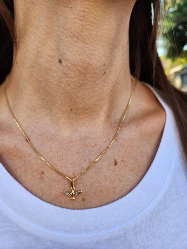 Producto - Collar Espíritu Santo dorado - 1
