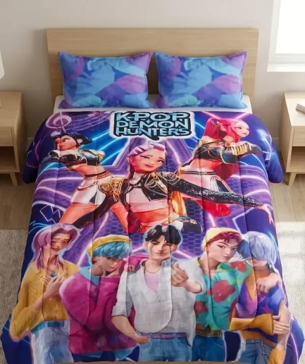 Producto - Acolchado Guerreras Kpop y Saja Boys