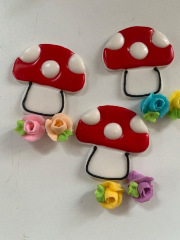 Producto - Honguitos en pastillaje x12 unidades
