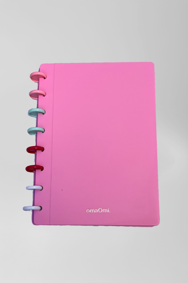 Producto - Cuaderno inteligente Julita A5 rosa tapa plástica