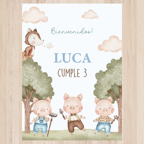 Producto - Lámina 3 CERDITOS