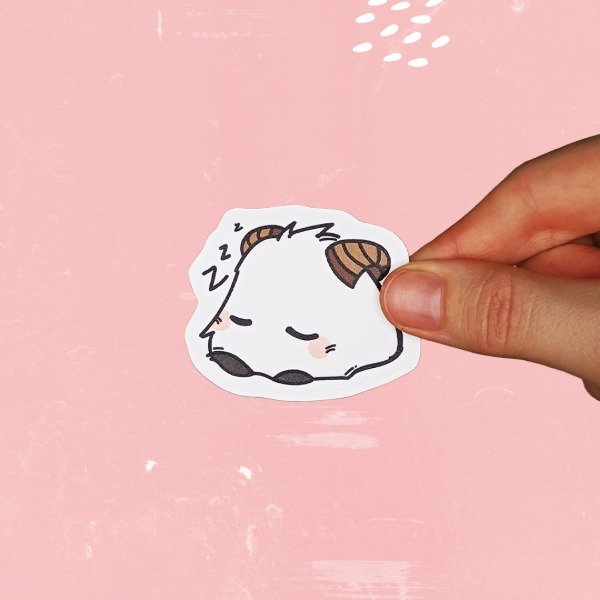 Producto - Sticker Porito durmiendo
