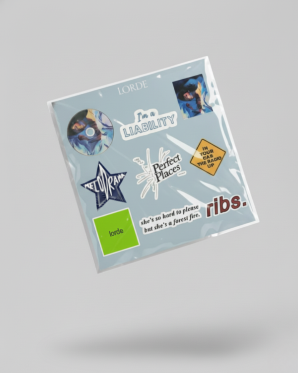 Producto - Plancha de Sticker Inspirada Lorde